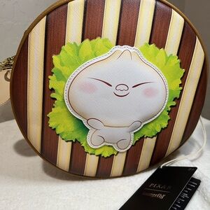 Bao Brown and White crossbody loungefly HT